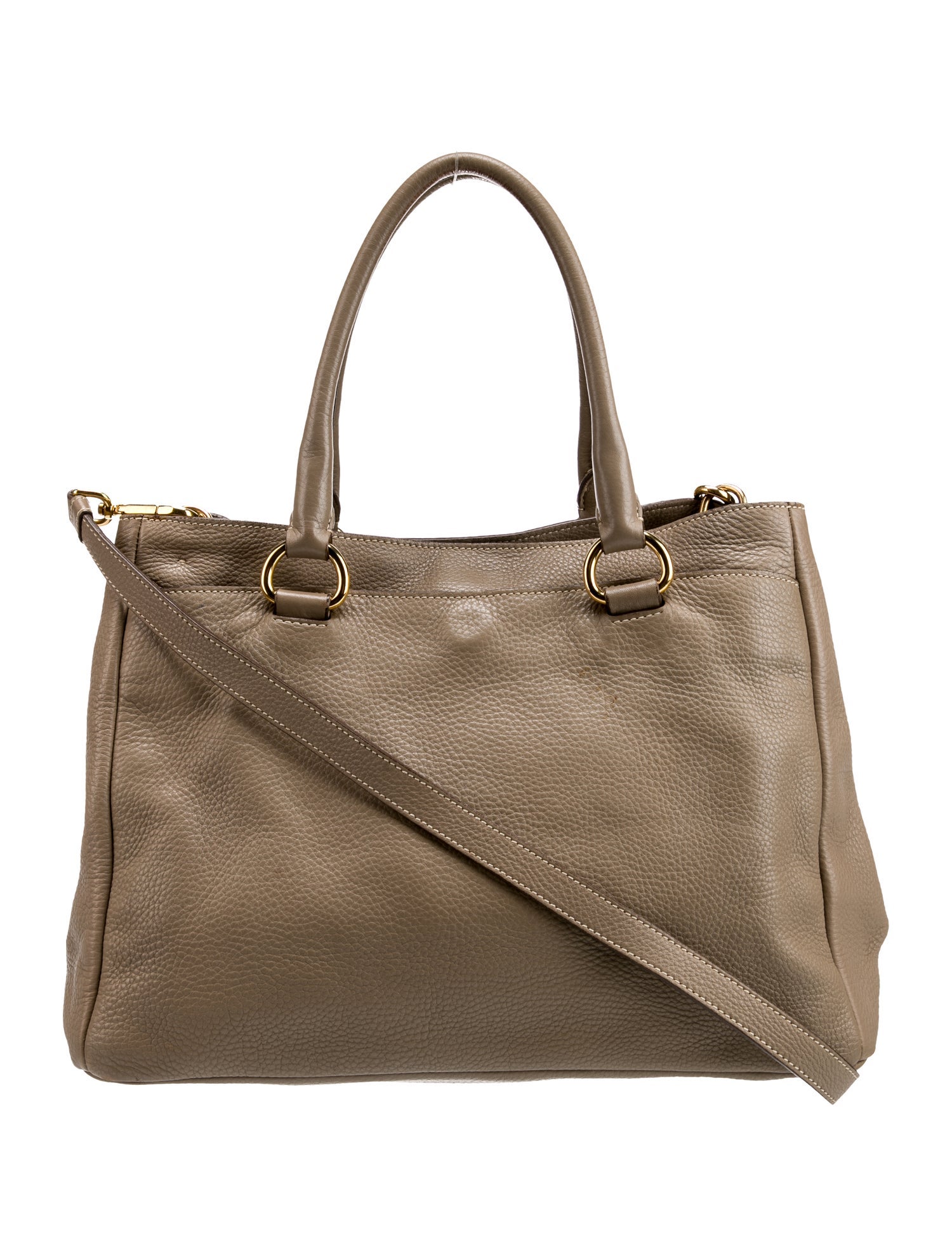 Prada Vitello Daino Leather Shoulder Bag